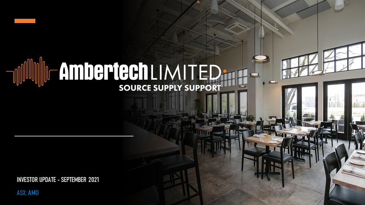 Investor Presentation September 2021